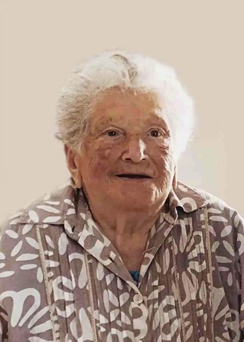 Necrologio di Lucia Mezzina ved. Scarpa