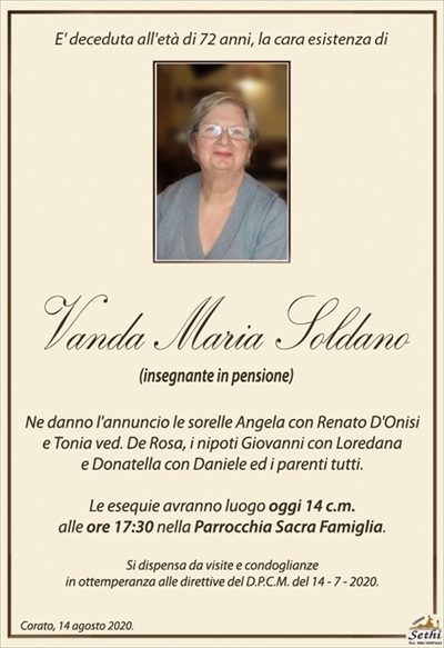 Vanda Maria Soldano